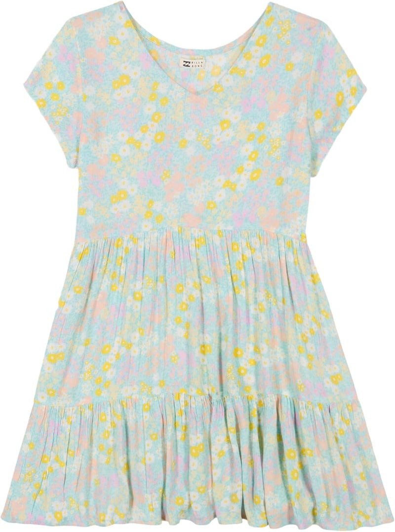 Billabong Girls Short Sleeve Dress - Image 1